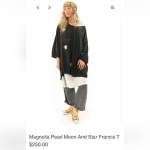Magnolia Pearl Moon and Stars Francis tee top. New with tags.